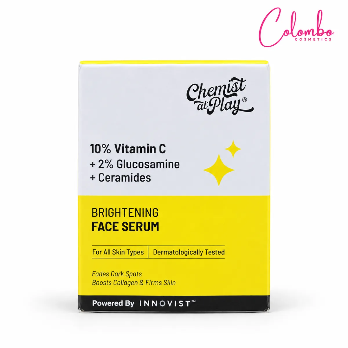 Buy Chemist at Play 10% Vitamin C + 2% Glucosamine Brightening Face Serum online in Sri Lanka — Colombo Cosmetics