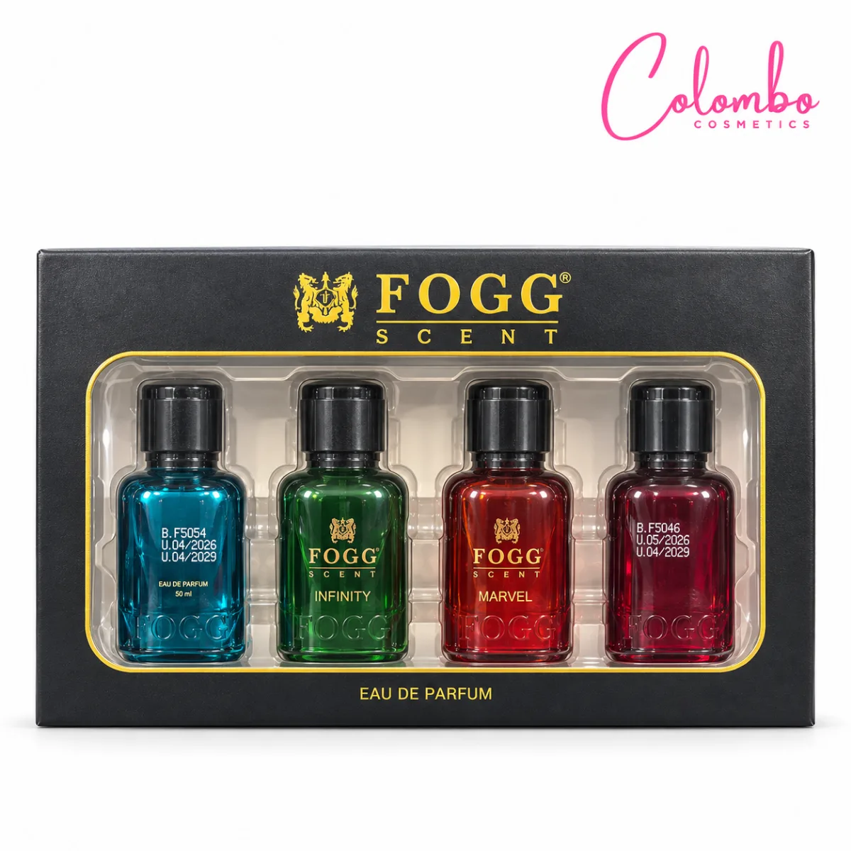 Buy FOGG Scent Eau de Parfum Gift Set – 4 × 50ml online in Sri Lanka — Colombo Cosmetics