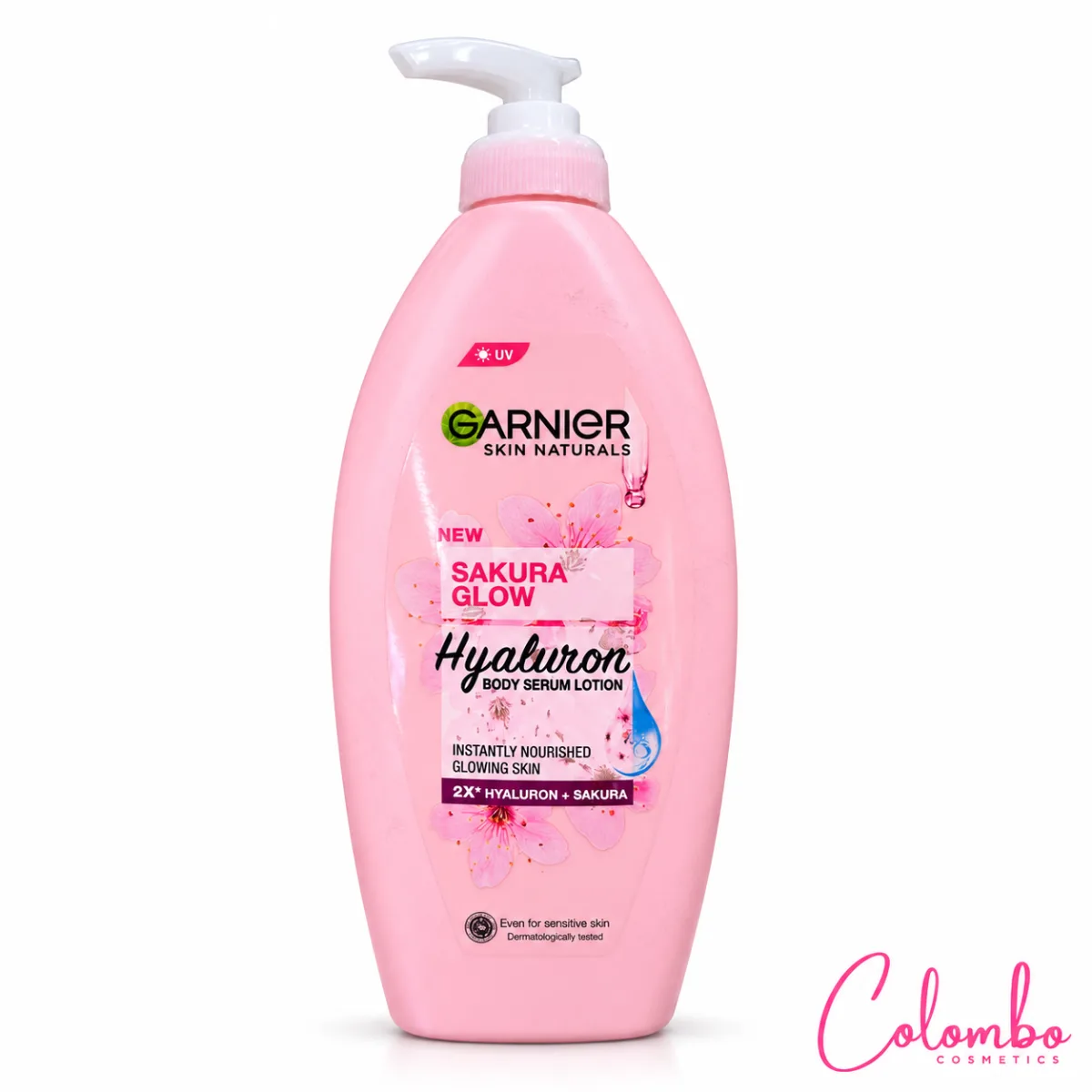 Buy Garnier Sakura Glow Hyaluron Body Serum Lotion online in Sri Lanka — Colombo Cosmetics