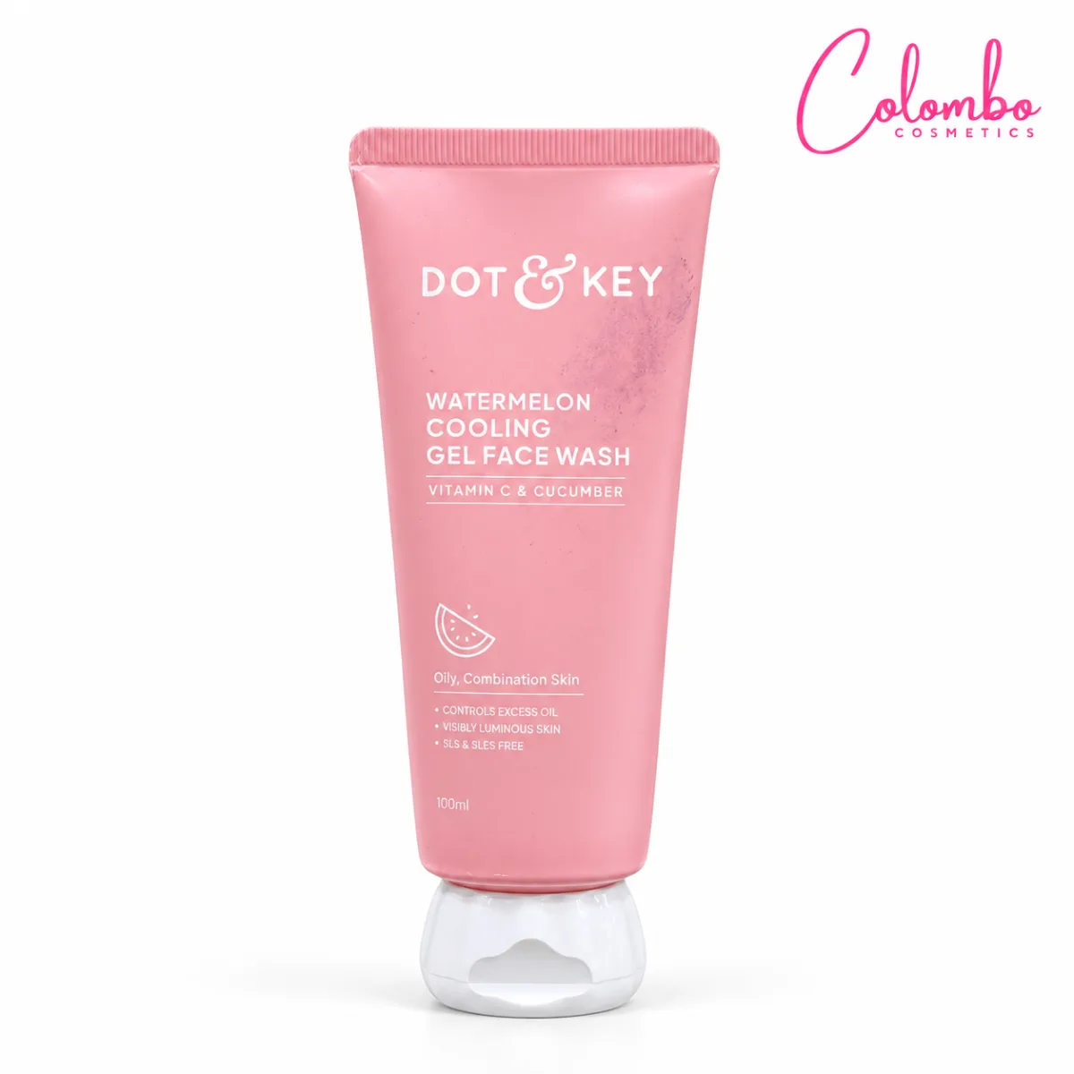 Buy Dot & Key Watermelon Cooling Gel Face Wash – 100ml online in Sri Lanka — Colombo Cosmetics