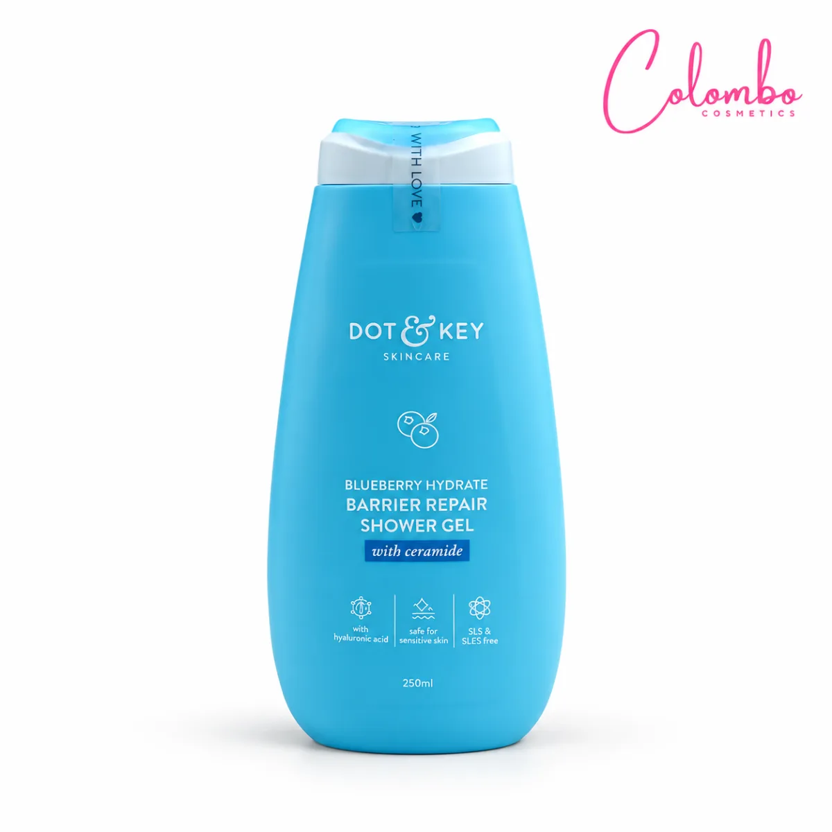 Buy Dot & Key Blueberry Hydrate Barrier Repair Shower Gel – 250ml online in Sri Lanka — Colombo Cosmetics