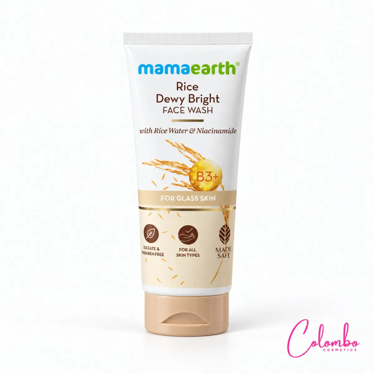 Mamaearth Rice Dewy Bright Face Wash