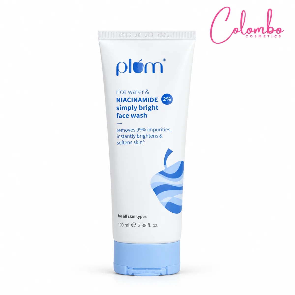 Buy Plum Rice Water & 2% Niacinamide Simply Bright Face Wash – 100ml online in Sri Lanka — Colombo Cosmetics