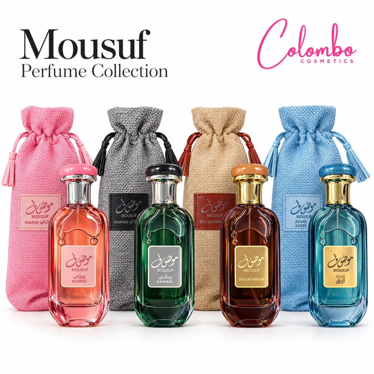 Buy Mousuf Perfume – Original, Wardi, Ramadi & Azure online in Sri Lanka — Colombo Cosmetics