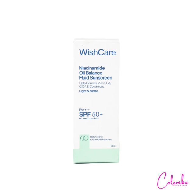 WishCare Niacinamide Oil Balance Fluid Sunscreen SPF50+ PA++++ 30ml